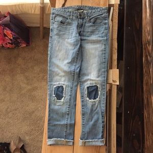 Mossimo Cropped Boyfriend Jeans